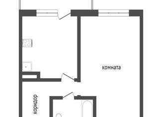 Продается однокомнатная квартира, 37.2 м2, Улан-Удэ, Конечная улица, 7к1, ЖК Любимый