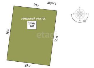 Продаю земельный участок, 10.42 сот., деревня Якуши, переулок Мичурина