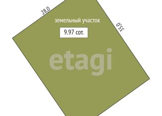 Продается земельный участок, 9.97 сот., садоводческий потребительский кооператив Птицевод