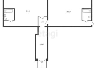 Продажа офиса, 98 м2, Красноярск, Свободный проспект, Октябрьский район