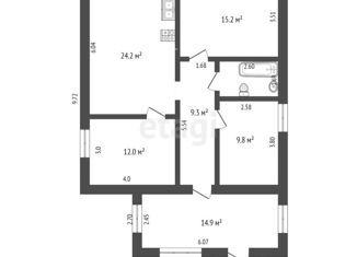 Дом на продажу, 89.8 м2, посёлок городского типа Пойковский, переулок Геологов