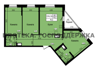 Продажа 3-ком. квартиры, 94.6 м2, посёлок Парголово, Ольгинская дорога, 3/20, ЖК Прагма Сити