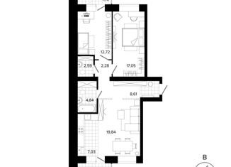 Продажа 3-ком. квартиры, 74.7 м2, Свердловская область, улица Победы, 3Б