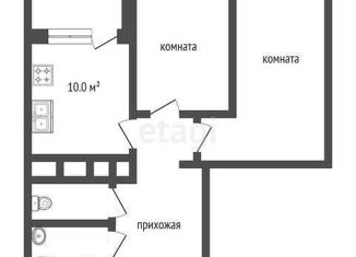2-ком. квартира на продажу, 53 м2, Краснодар, улица имени 40-летия Победы, 139, ЖК Легенда