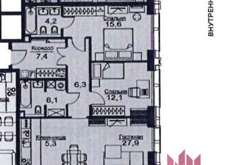 Продаю 3-комнатную квартиру, 84.9 м2, Москва, метро Тульская