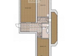 Продажа 2-ком. квартиры, 75.1 м2, Красноярск, Октябрьский район, улица Академгородок, 10А