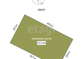 Земельный участок на продажу, 15.06 сот., деревня Коняшина