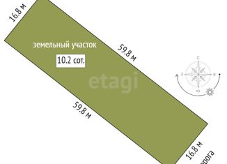 Продается земельный участок, 10.2 сот., садоводческое товарищество У Сосны