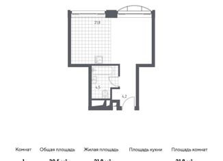 Продаю квартиру студию, 30.5 м2, Москва, жилой комплекс Новоданиловская 8, к2, ЖК Новоданиловская 8