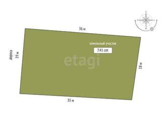 Продается земельный участок, 7.4 сот., деревня Решетникова