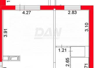 Продам 1-ком. квартиру, 39.9 м2, Челябинск, Телевизионная улица, 12, ЖК ЭвоПарк