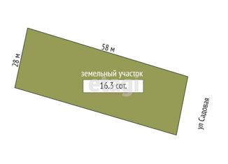 Продажа земельного участка, 16.3 сот., село Мазанка, Садовая улица