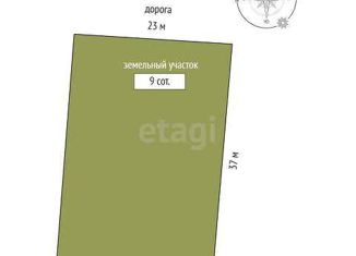 Продам участок, 9 сот., СНТ Фиалка, 10-я улица