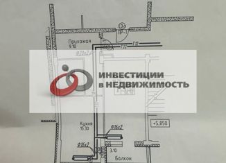 Продается однокомнатная квартира, 46.6 м2, Ставрополь, улица Спартака, 2, микрорайон №3