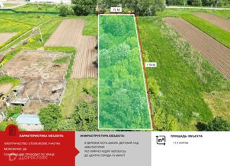 Продаю участок, 17.7 сот., село Косяково, село Косяково, 86А