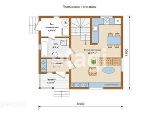 Продам дом, 108 м2, деревня Порицы, деревня Порицы, 30