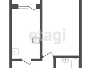 Продается однокомнатная квартира, 44.8 м2, Санкт-Петербург, Комендантский проспект, 60к3, ЖК Ультра Сити