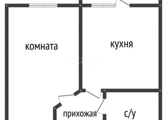 1-комнатная квартира на продажу, 37.8 м2, аул Новая Адыгея, Бжегокайская улица, 90/2к3, ЖК Мега