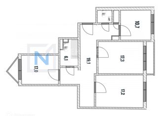 Продается 3-ком. квартира, 96 м2, поселок Бугры, Нижняя улица, 7