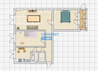 Продажа трехкомнатной квартиры, 59 м2, Алтайский край, Социалистическая улица, 54