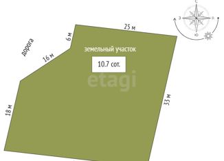 Земельный участок на продажу, 10.7 сот., Добровское сельское поселение