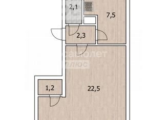 Продажа 1-комнатной квартиры, 35.6 м2, Республика Башкортостан, улица Менделеева, 185А