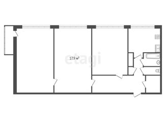 Продаю комнату, 17.9 м2, Коммунар, Садовая улица, 8