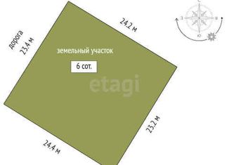 Продам участок, 6 сот., деревня Криводанова