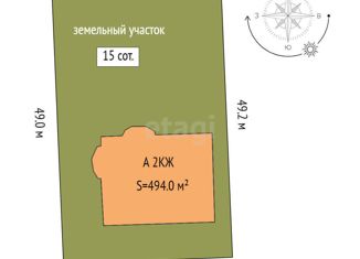 Дом на продажу, 494 м2, посёлок городского типа Боровский, Новая Озёрная улица
