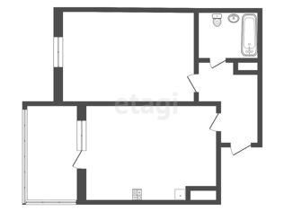 Продажа 1-ком. квартиры, 35.7 м2, Омск, Краснознамённая улица, 8, Центральный округ