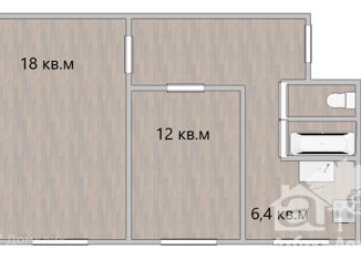 2-ком. квартира на продажу, 47.1 м2, Санкт-Петербург, улица Черкасова, 11к1, улица Черкасова