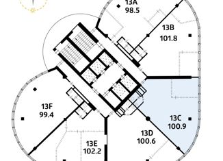 Продам офис, 100.9 м2, Новосибирск, проспект Димитрова, 4/1