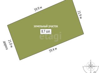 Продам земельный участок, 8.67 сот., Ленинградская область, Каштановый переулок