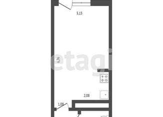 Продаю квартиру студию, 25.6 м2, Санкт-Петербург, метро Звёздная, Пулковская улица, 8к4