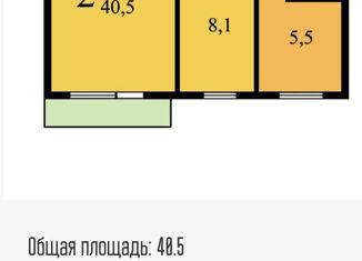 Продажа двухкомнатной квартиры, 40.5 м2, Москва, станция Бульвар Рокоссовского, Открытое шоссе, 17к9