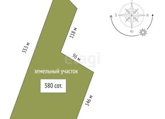 Продаю участок, 380 сот., деревня Коробово