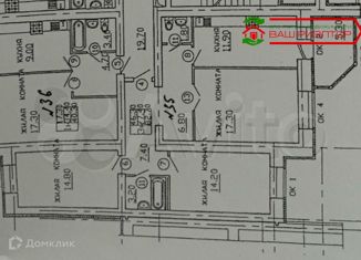 Продаю трехкомнатную квартиру, 83 м2, Саратов, ЖК Улеши, 4-й проезд имени Н.Г. Чернышевского, 6Б