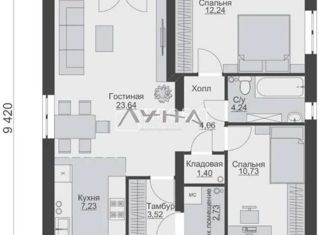 Продается дом, 100 м2, деревня Кырныш