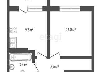 Продам 1-ком. квартиру, 33.1 м2, Ростов-на-Дону, 1-я Ковровая улица, 65/1, ЖК Западная Резиденция