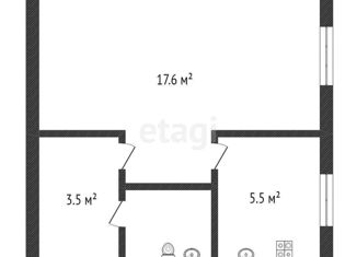 1-ком. квартира на продажу, 29.4 м2, Ишимбай, улица Свердлова, 59