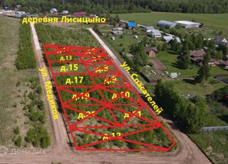 Земельный участок на продажу, 6 сот., деревня Лисицыно, улица Медиков, 13