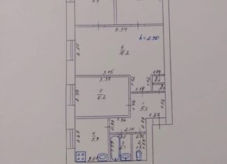 Продам 4-комнатную квартиру, 62.9 м2, Красноперекопск, 1-й микрорайон, 7