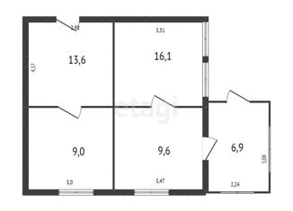 Продается дом, 61 м2, Старый Оскол