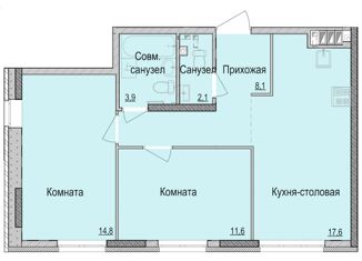 Продажа 2-ком. квартиры, 58.1 м2, Ижевск, Первомайский район