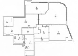 Продажа трехкомнатной квартиры, 132 м2, Москва, Ленинский проспект, 111к1, ЖК Велл Хаус