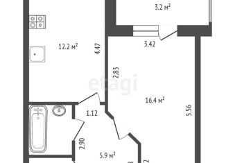 Продаю однокомнатную квартиру, 39 м2, Санкт-Петербург, Красносельский район, Ленинский проспект, 84к1