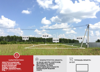 Продаю земельный участок, 24 сот., село Богословское