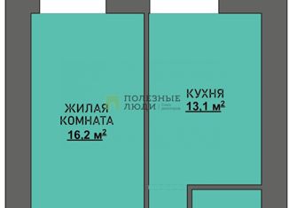 Продается 1-комнатная квартира, 41.1 м2, Благовещенск, Пионерская улица, 37