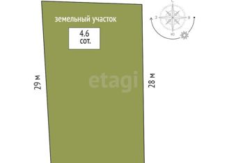 Земельный участок на продажу, 4.6 сот., СНТ Самотлор, 7-я улица
