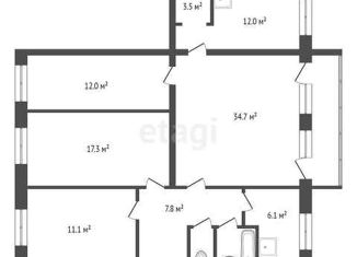 Продам 5-ком. квартиру, 62.9 м2, Красноярск, Медицинский переулок, 15, Свердловский район